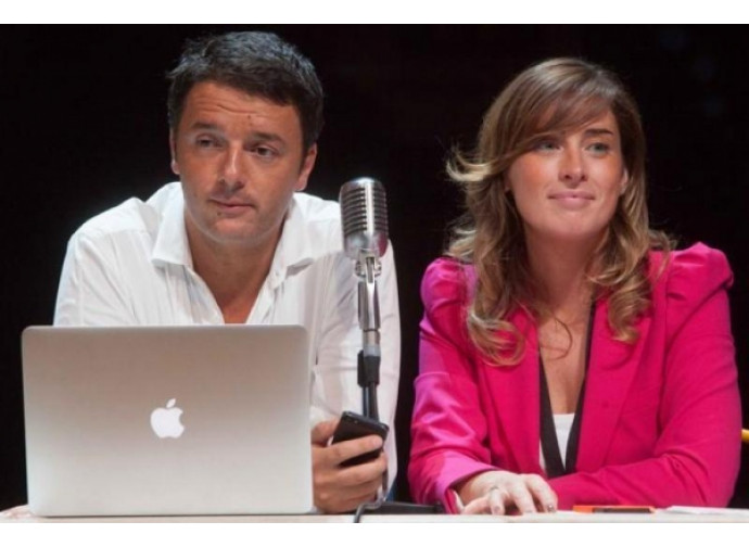 Renzi e Boschi Renzi e Boschi